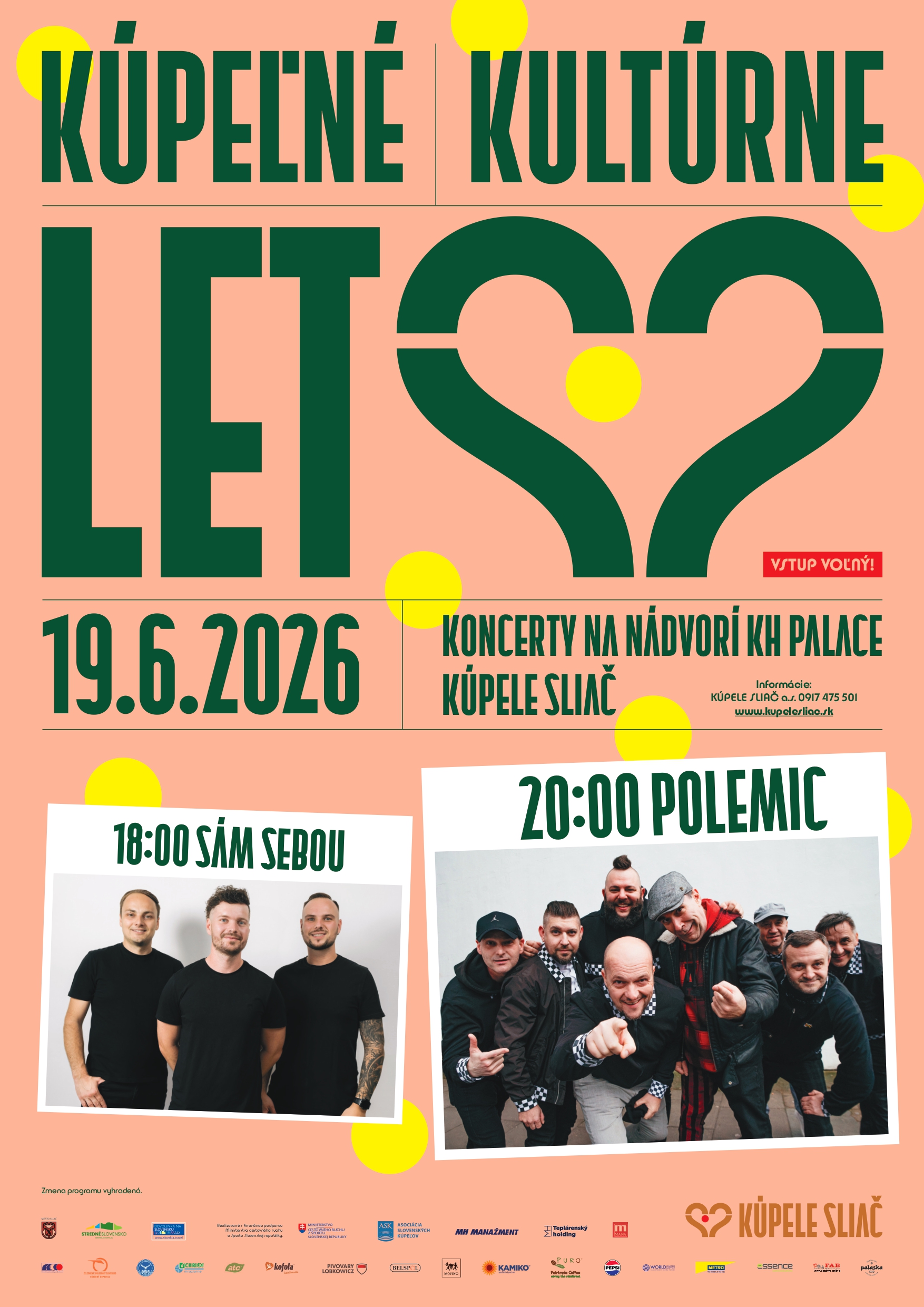 kúpeľné kultúrne leto na Sliači